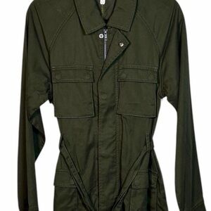 Good American Olive Green Utility Jacket
